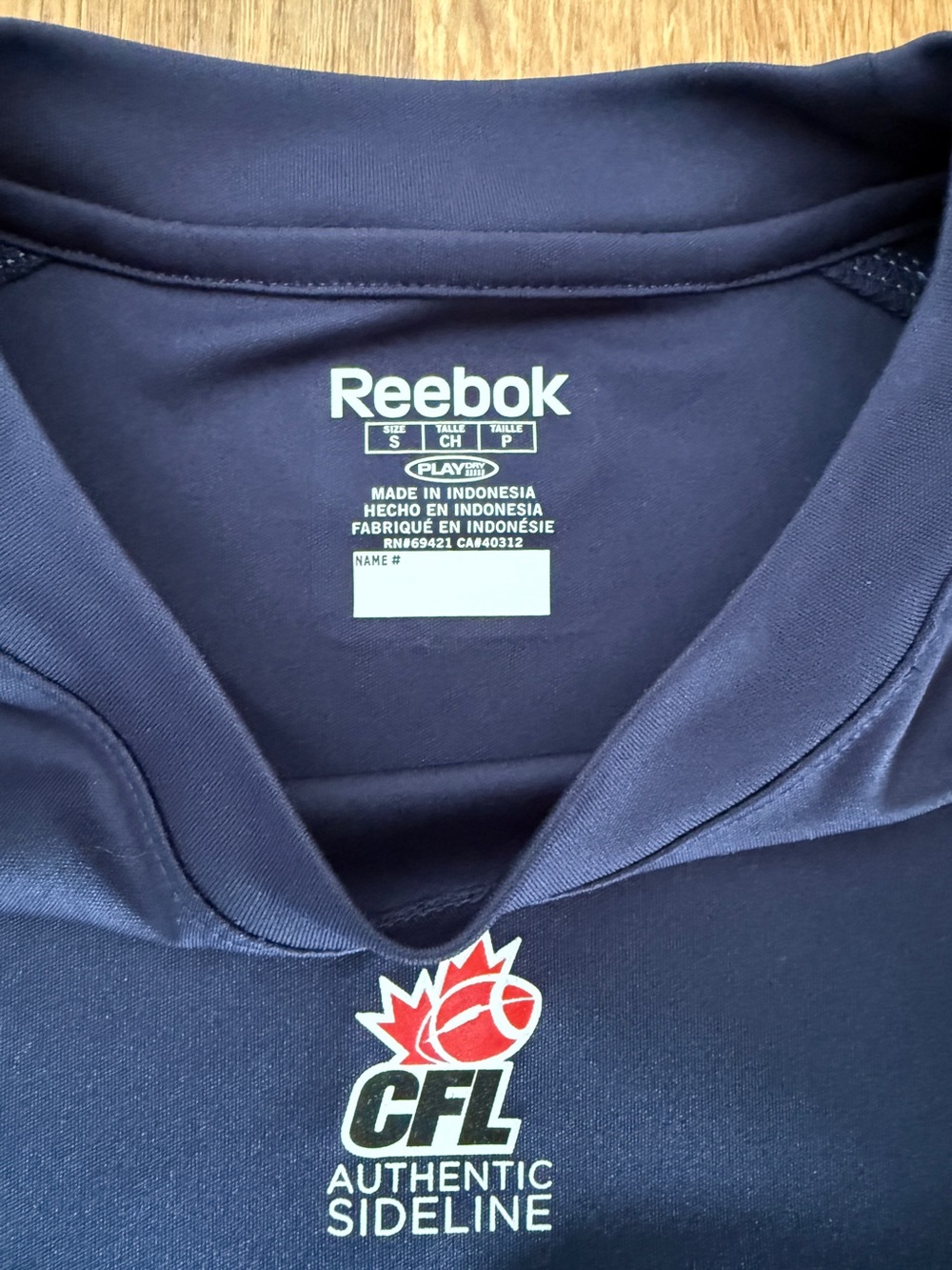 SMALL (Men’s) | CFL - Toronto Argonauts Long Sleeve | Reebok | Double Blue